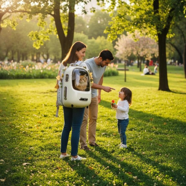 Фото - Рюкзак-переноска PETKIT Breezy 2 Cat Carrier White (P7704)